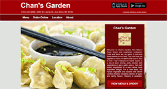 Desktop Screenshot of chans-garden.com